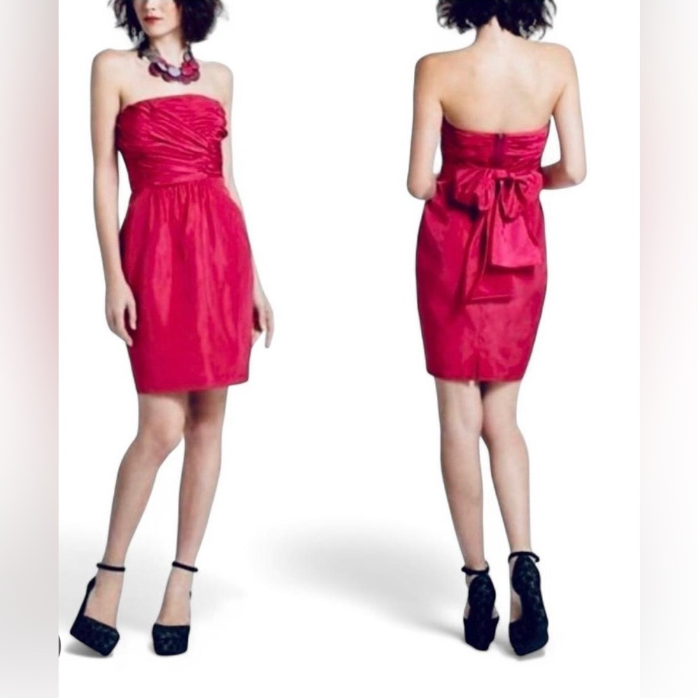 Plenty by Tracy Reese “Priscilla” Ruched Strapless Dress – Fuchsia (NWT, Size 6)